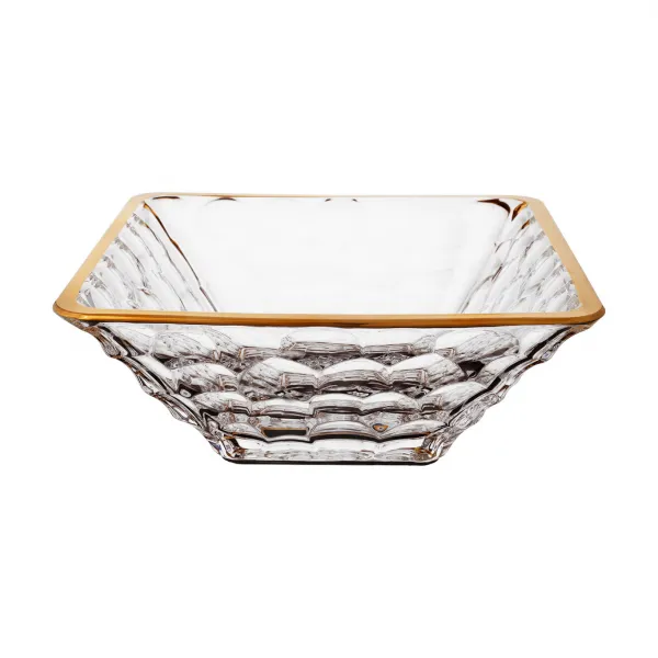 Ваза 26 см «Marble Голд», Union Glass