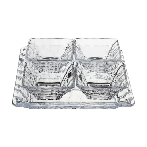 Набор сервировочный 5 предметов «Marble», Crystalite Bohemia