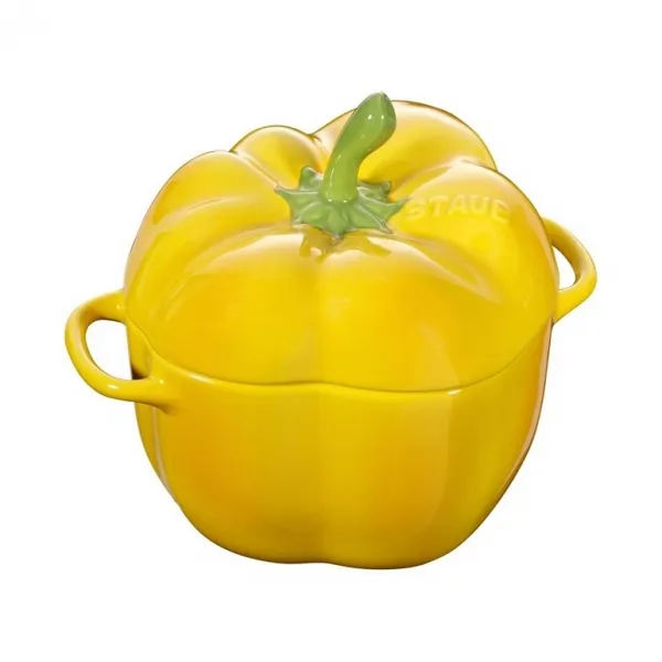 Кокот Перец, 12 см, желтый 0,5 л, Staub