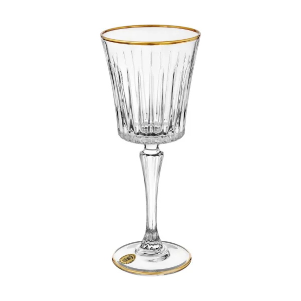 Набор бокалов 220 мл, 6 шт. «Таймлесс Голд» Глянцевое BD, Bohemia Design