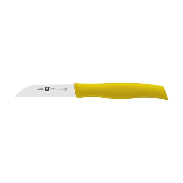 Нож 80 мм, для чистки овощей, желтый, TWIN Grip, Zwilling