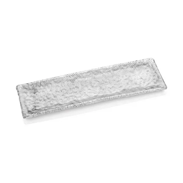 Поднос прямоугольный 43х13 см «Diamante» прозрачный, IVV