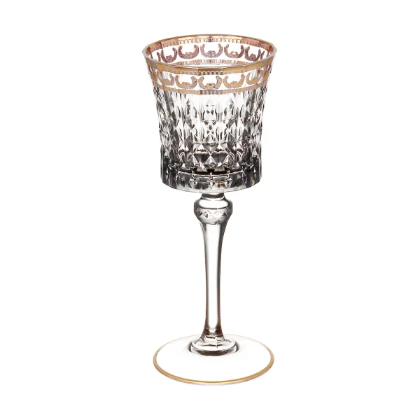 Набор бокалов 190 мл, 6 шт. «Lady Diamond Золотой узор», Bohemia Design