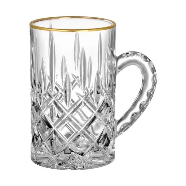 Набор кружек 250 мл, 6 шт. «Hot Beverages» голд, Bohemia Design
