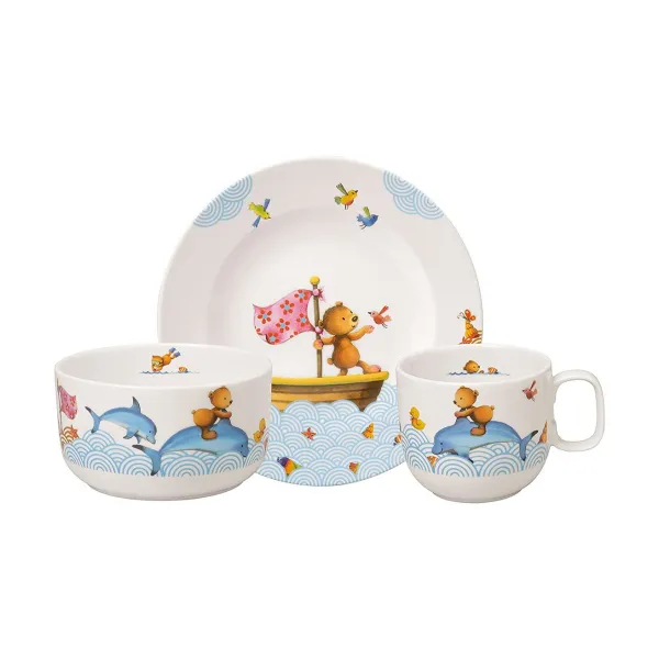 Набор детский 3 предмета «Happy as a Bear», Villeroy & Boch