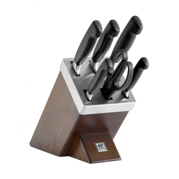 Набор ножей 7 предметов с блоком с заточкой ZWILLING Four Star