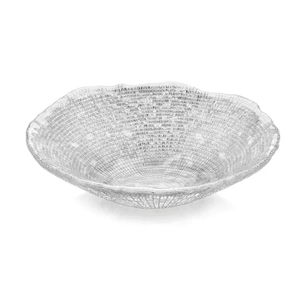 Салатник 25 см «Diamantе» прозрачный, IVV