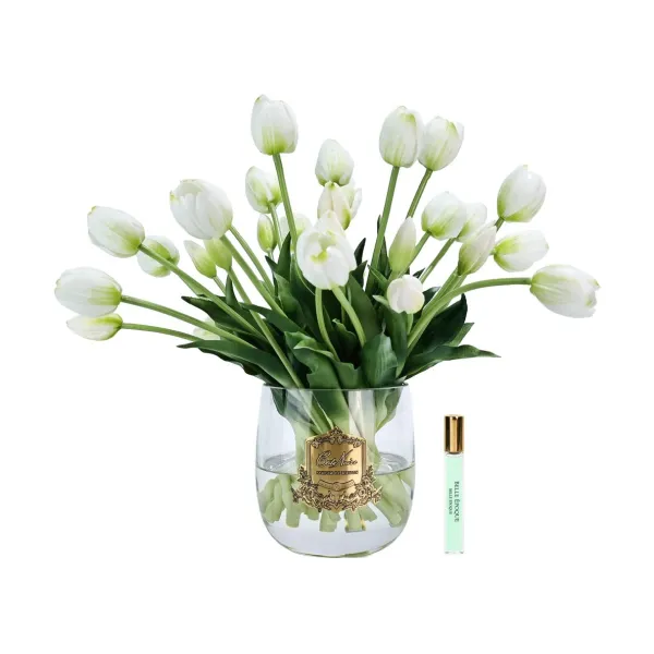Ароматизированный букет «Heritage Tulips», белый, Cote Noire