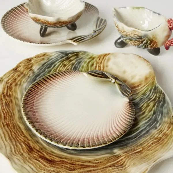 Тарелка Bordallo Pinheiro «Oysters & Scallops», 28 см, мультиколор — фото 3