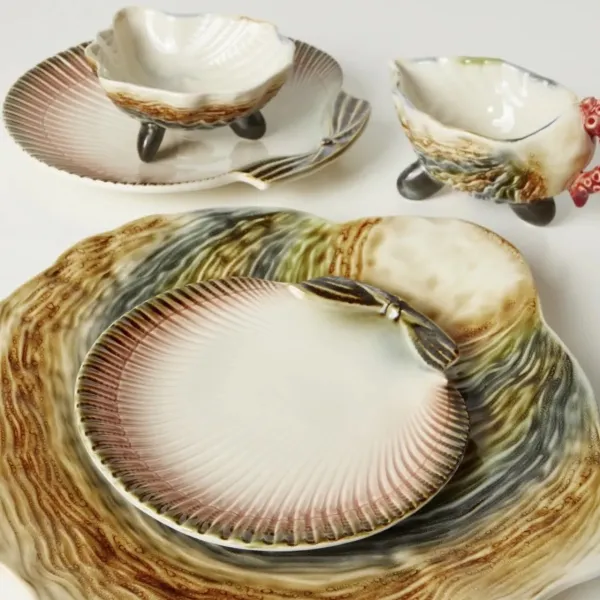 Тарелка Bordallo Pinheiro «Oysters & Scallops», 22 см, мультиколор — фото 3