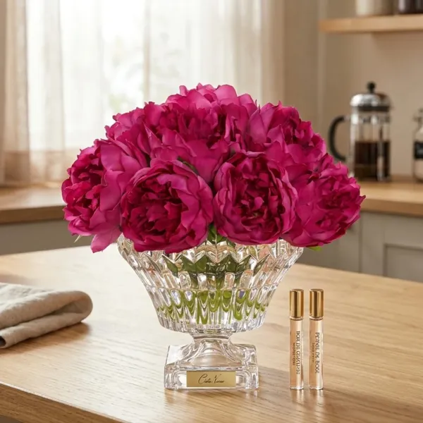 Ароматизированный букет 20 см «Peonies» пурпурный, Cote Noire — фото 2